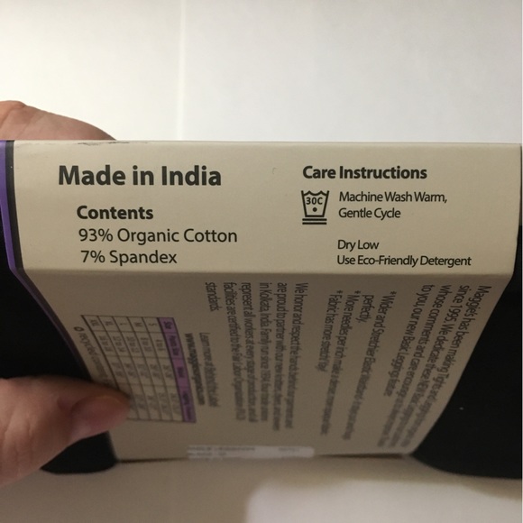 NWT Maggie's Organics black basic leggings - Picture 7 of 8